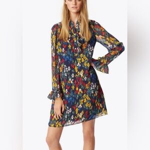 Tory Burch Navy and Green Dress